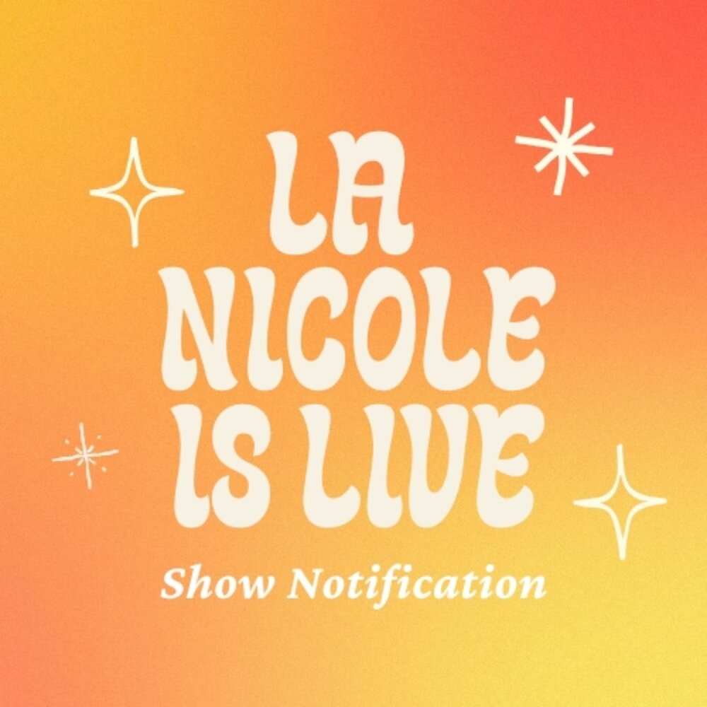 ✨ LA NICOLE IS LIVE ✨ LIKE THIS POST TO BE NOTIFIED